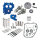 S&S, complete cam chest kit with gear drive 585GE cams