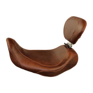 Mustang, Wide Tripper solo seat. With rider backrest