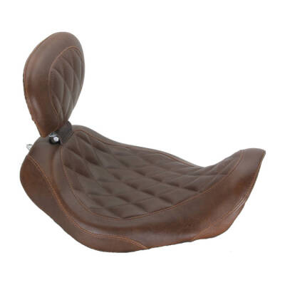 Mustang, Wide Tripper solo seat. With rider backrest