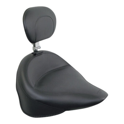 Mustang, Wide Touring solo seat. With rider backrest