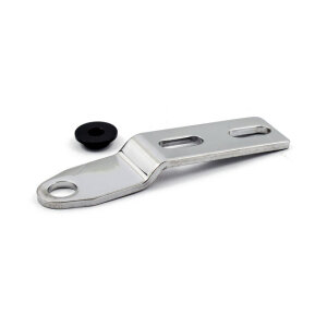 Mustang, passenger seat mount bracket kit. Chrome
