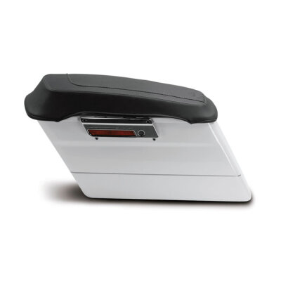 Mustang, saddlebag lid cover set. Smooth