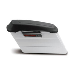 Mustang, saddlebag lid cover set. Smooth