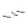 Kuryakyn, Windshield mount spikes. Chrome