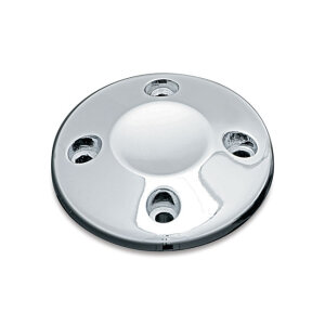 Kuryakyn, ISO-grip end cap. Smooth. Chrome (ea)