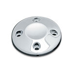 Kuryakyn, ISO-grip end cap. Smooth. Chrome (ea)