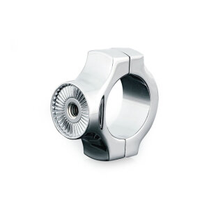 Kuryakyn, license plate holder mount clamp. Chrome