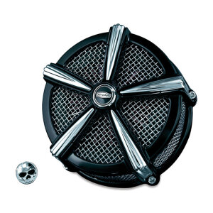 Kuryakyn, Hi-Five Mach 2 air cleaner kit. Black/Chrome