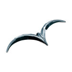 Kuryakyn, speedo & tach brow. Chrome