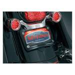 Kuryakyn, curved license plate mount. Black