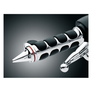 Kuryakyn, Stiletto grip end caps. Chrome