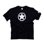 Army Surplus Star t-shirt black Size S