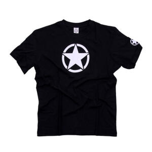 Army Surplus Star t-shirt black Size L