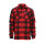 Lumberjack flannel shirt checkered red/black Male US Size 2XL