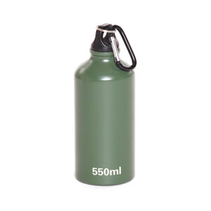 Aluminum bottle with carabiner