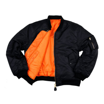 MA-1 Bomber flight jacket black Size 2XL