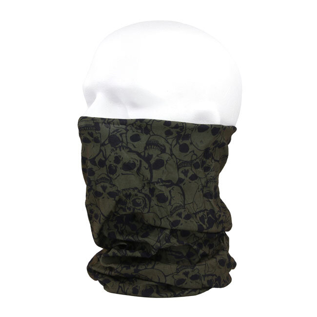 Coolmax tunnel green with skull