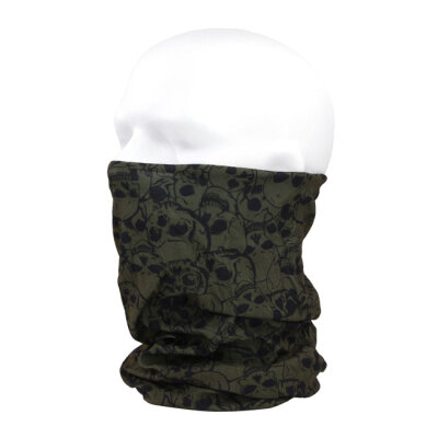 Coolmax tunnel green with skull