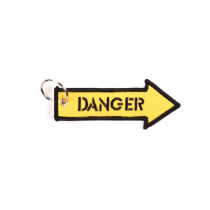 Danger keychain