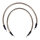 NAMZ, battery cable set. Clear. 19 inch (48cm)