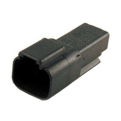 NAMZ, Deutsch connectors. Black, receptacle, 2-pins