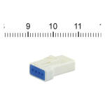 NAMZ, JST Mini connector. White, receptacle, 4-pin