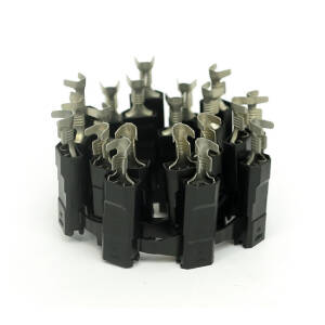 NAMZ, AMP .25" speaker terminals. Black