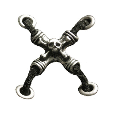 Vest extender Skull side lace