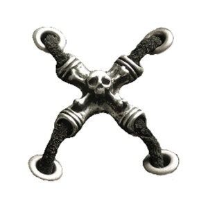 Vest extender Skull side lace