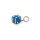 Triktopz Dice key chain blue