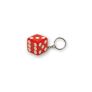 Triktopz Dice key chain red