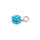 Triktopz Dice key chain clear blue