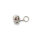 Triktopz Skull key chain chrome