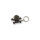 Triktopz Skull N Bones key chain black