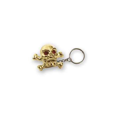 Triktopz Skull N Bones key chain gold