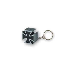 Triktopz Cross pin key chain black