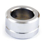 Axle spacer,chrome, front/left