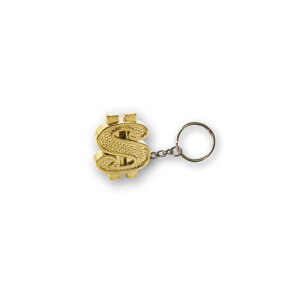 Triktopz Dollar key chain gold