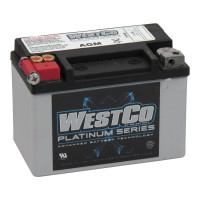 Westco, sealed AGM battery. 12 Volt, 8AMP, CCA120