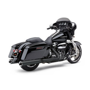 Cobra, Powrflo 4-1/2" slip on mufflers. Black