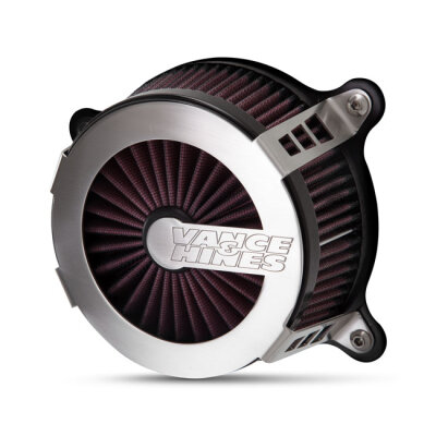 Vance & Hines, VO2 Cage fighter air cleaner kit. brushed sta
