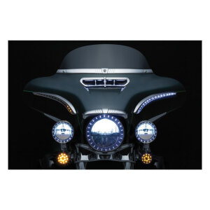 Kuryakyn, LED lighted bat lashes. Chrome