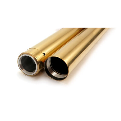 CC Eng. 49mm fork tubes, TNC gold. 25-1/2" OAL
