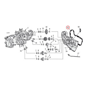Cometic, gasket cam cover. .060" AFM