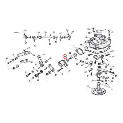 Cometic, oil seal shifter shaft cover