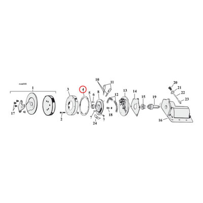 Cometic. gasket transmission shifter cover. Fiber