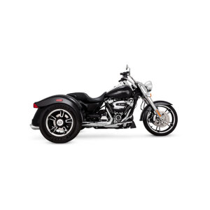Vance & Hines, 4" Twin Slash Round slip-on mufflers. Chrome