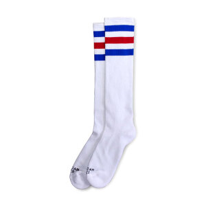 American Socks Knee high American Pride blue/red/blue stripe One size fits most; 49 cm