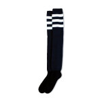 American Socks Ultra high Back in black triple white...