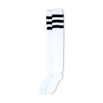 American Socks Ultra high Old School triple black striped...